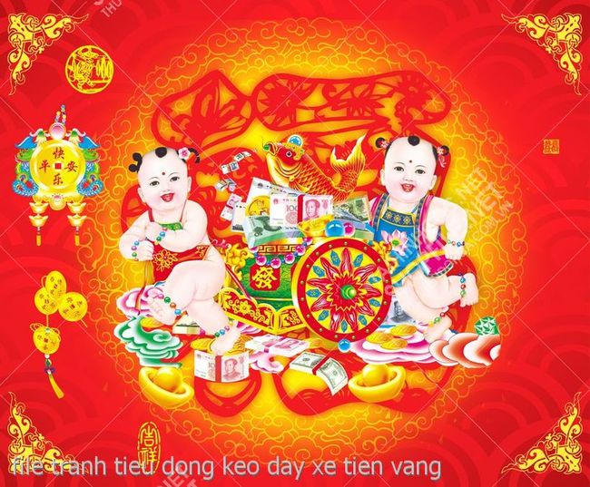 file tranh tieu dong keo day xe tien vang